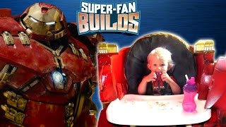 HulkBuster Highchair The Avengers Age of Ultron  SUPER FAN BUILDS [upl. by Haonam]