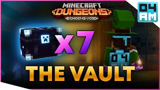 THE VAULT  7 OBSIDIAN CHESTS amp All Secret Stronghold Switch Locations in Minecraft Dungeons [upl. by Kcid]