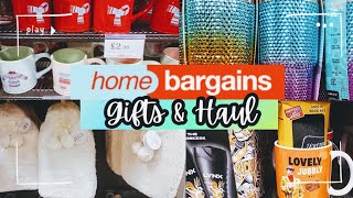 Home Bargains Haul  Gift Ideas  VLOGTOBER DAY 21 [upl. by Aiyt]