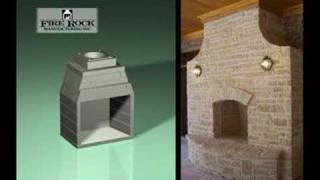 Outdoor Fireplace by Fire Rock [upl. by Aciretal]