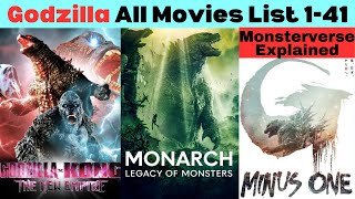 How to watch Godzilla Movies in order  Godzilla All Movies in Hindi  Godzilla All Movies List [upl. by Narib258]