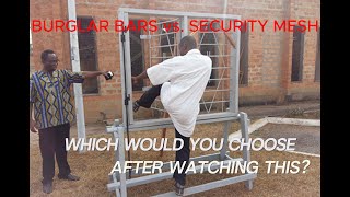 Burglar Bars vs Security Mesh  Choosing the Right Defense for Your Home SecurityComparison [upl. by Eremihc561]