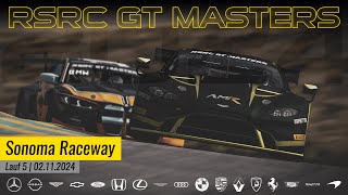 RSRC GT Masters 2024  Lauf 5  Sonoma Raceway Assetto Corsa [upl. by Elamef595]