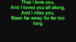 Far Away Nickelback Lyrics YouTube [upl. by Nojed247]