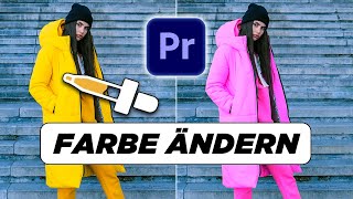 FARBE im Video ÄNDERN in Premiere Pro [upl. by Itnaihc]