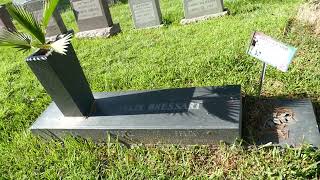 Actor Felix Bressart Grave Hollywood Forever Cemetery Los Angeles California USA April 16 2023 [upl. by Auqenat]