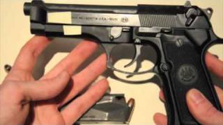 Beretta M9 Service Pistol  Model 92 Review [upl. by Adriena]