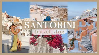 SANTORINI GREECE VLOG  exploring Oia Ancient Thera Emporio Pyrgos amp Red Beach [upl. by Sillert]