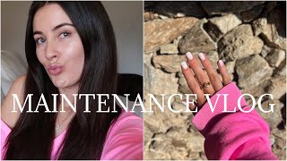 MAINTENANCE ROUTINE VLOG nails toes botox self tan  Gabrielle Lynn [upl. by Biddle]