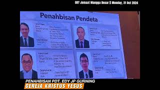 Penahbisan Pdt Edy Jhon Piter Gurning ST MDiv MTh [upl. by Lidstone539]