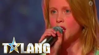 Zara Larssons första TVframträdande  Talang 2008 [upl. by Htnamas]