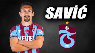 Stefan Savic 🔴🔵 Welcome to Trabzonspor ● Skills  2024  Defensive Skills  Tackles amp Goals HD [upl. by Tekcirc]