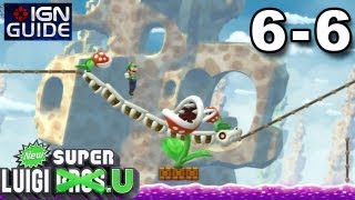 New Super Luigi U 3 Star Coin Walkthrough  Rock Candy Mines 6 Spine Coaster Stowaways [upl. by Valerle]