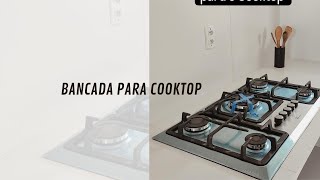 COMO FAZER BANCADA PARA COOKTOP [upl. by Publias487]