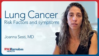 Dr Joanna Sesti Discusses Lung Cancer [upl. by Herrah974]