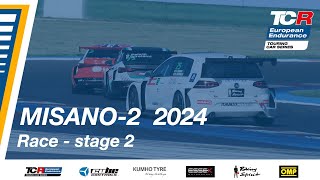 TCR European Endurance  Misano2 2024 Race  Stage 2 [upl. by Sairacaz]