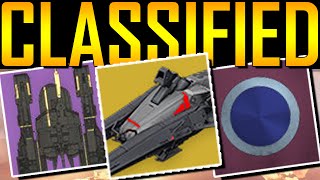 Destiny  CLASSIFIED ITEMS [upl. by Nov612]