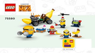 LEGO instructions  Minions  75580  Minions and Banana Car [upl. by Orbadiah499]