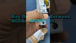 RCCB and RCBO Difference  which is better rccb rcbo electrician electrical [upl. by Marshal]