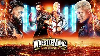 WWE Wrestlemania 39 Official Theme Song quotLess Than Zeroquot by The Weeknd [upl. by Wainwright]