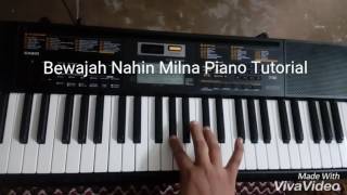 Bewajah Sanam Teri Kasam Piano Tutorial [upl. by Irene704]