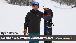 Kyles ReviewSalomon Sleepwalker Snowboard 2020Snowboardscom [upl. by Chenee]