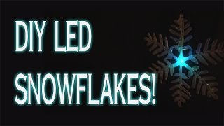 DIY LED Snowflakes [upl. by Eiltan933]