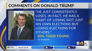 Sen Todd Young won’t back Trump in 2024 ‘Where do I begin’ [upl. by Liarret]