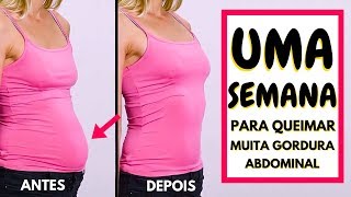 🔥COMO PERDER BARRIGA EM 1 SEMANA Testado 8 Exercicios Para Perder Barriga Rápido [upl. by Aivul527]