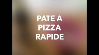 PATE A PIZZA RAPIDE [upl. by Chas]