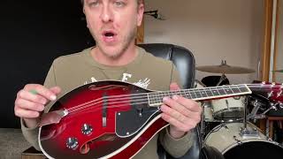 Unboxing Review Vangoa Electric Mandolin [upl. by Deni254]