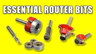 5 Essential Router Bits  Woodworking For Beginners 34 [upl. by Dosh]