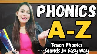 HOW TO TEACH PHONICS TO YOUR CHILDREN THE FUN WAY  The Sounds of Alphabet [upl. by Bobine]