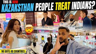 How Kazaksthan People Treat Indians   Exploring Almaty City  Ep  33 India To London Road Trip [upl. by Isnan]