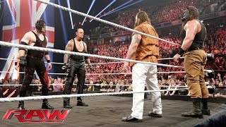 The Undertaker and Demon Kane reemerge to unleash hell upon The Wyatt Family Raw November 9 2015 [upl. by Cathlene]