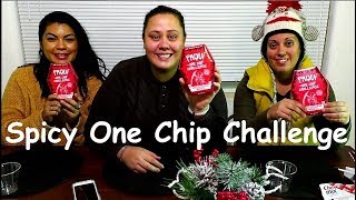 WORLDS HOTTEST SPICY ONE CHIP CHALLENGE [upl. by Ayikaz]