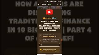 Memefi Video Code today HOW ALTCOINS ARE DISRUPTING TRADITIONAL FINANCE IN 10 BIG WAYS PART 4 of 6 [upl. by Sunny]