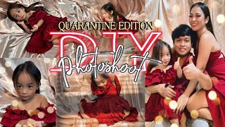 ATHOME DIY PHOTOSHOOT IDEAS USING IPHONE  INDOOR FAMILY PHOTOSHOOT QUARANTINE EDITION PHILIPPINES [upl. by Nayrbo]