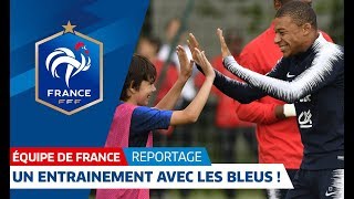 Equipe de France  25 jeunes à lentraînement avec les Bleus I FFF 2018 [upl. by Jorrie39]