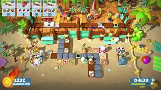 【Overcooked2】switchscore470444plates 4players南国3‐4 [upl. by Ardeahp]