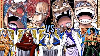 Yonko vs Admirals  One Piece [upl. by Yarised]