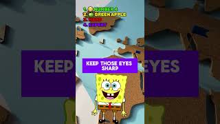 Brain teaser Spot the Odd One Out 👀🔍 Part 2 spongebob brainteaser quiz [upl. by Eedrahc]