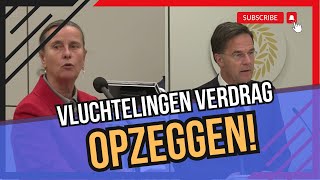 Marjolein Faber vs Rutte we kunnen het vluchtelingen verdrag gewoon opzeggen toch [upl. by Nahtnhoj732]