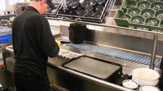 Caddy Custom Conveyor Sorting Trays Smallwares and Bulk Food Debris [upl. by Esela807]