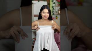 Skirt top hack😱western styleyoutubeshorts shorts diy hack style latest newfestivalwedding [upl. by Belva]