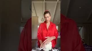 Cooking with hailey ♥️ Hailey bieber New viral video haileybeiber goviral fashion shortscooking [upl. by Vanya]