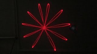 LASER Lissajous patternsgeometric designs  Homemade Science with Bruce Yeany [upl. by Kimberley433]