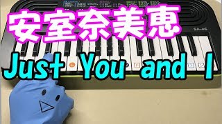 安室奈美恵【Just You and I】母になる 簡単ドレミ楽譜 初心者向け1本指ピアノ [upl. by Saleem]