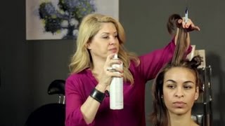 Hairspray to Thicken Hair Strands  Hair Styling Tips [upl. by Akital]