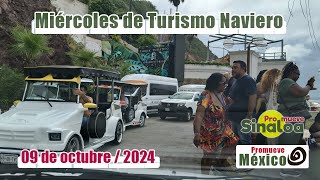 Mazatlán miércoles de crucero turístico miles llegan a la ciudad abordo del navío [upl. by Palma]